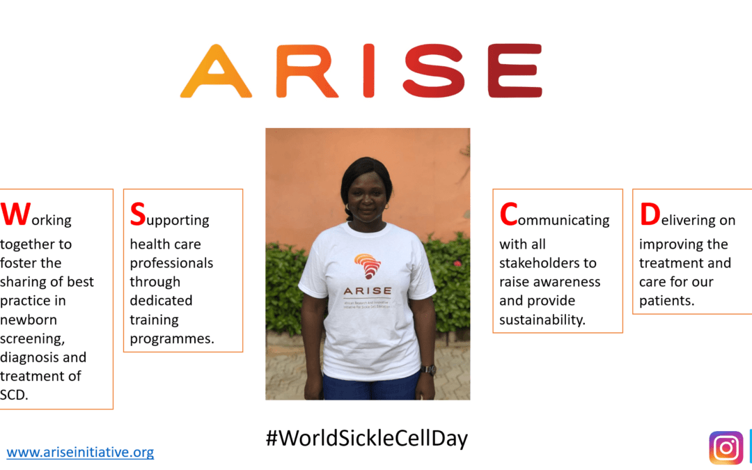 The 19th June is World Sickle Cell Day – a day of raising awareness!